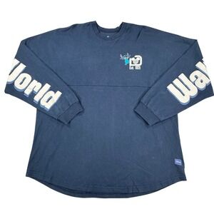 Disney Stitch Spirit Jersey Walt Disney World Navy Blue Long Sleeve XXL